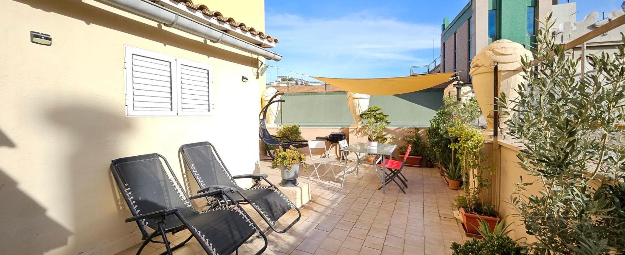 Ferienwohnung Atico De Lujo Plaza Ayuntamiento Valencia Exterior foto