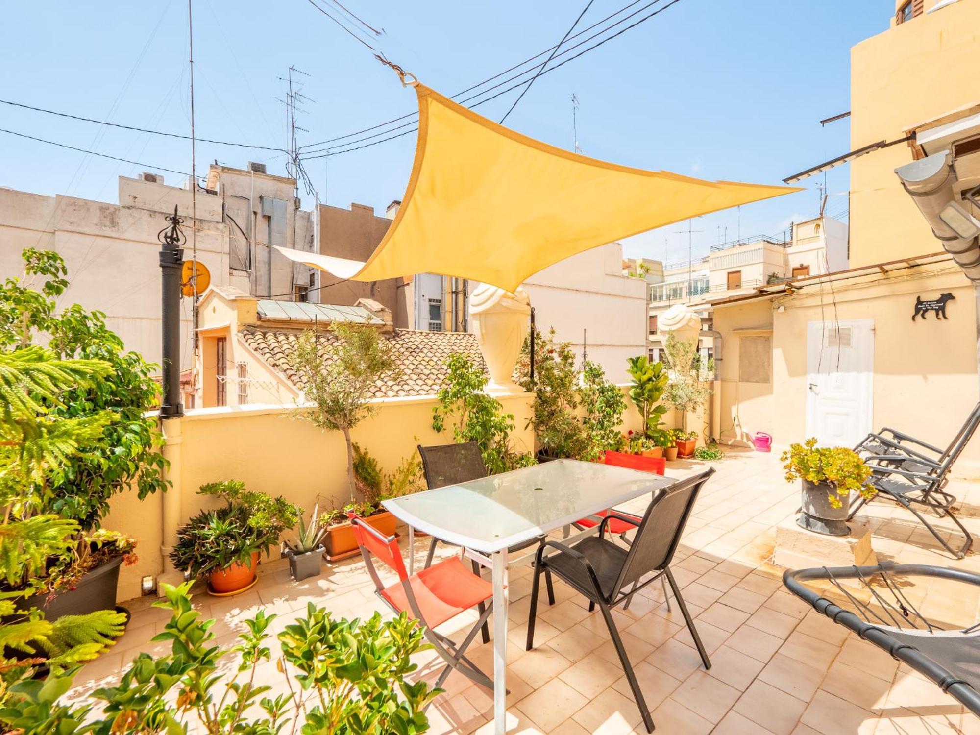 Ferienwohnung Atico De Lujo Plaza Ayuntamiento Valencia Exterior foto
